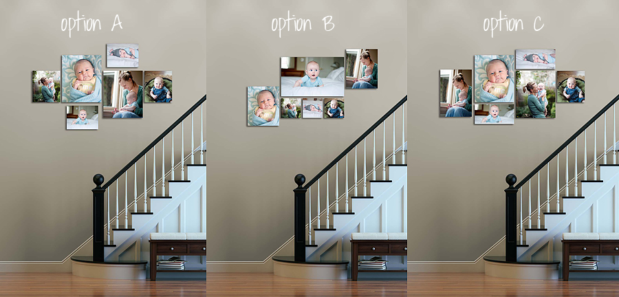 Baby Photo Wall Display