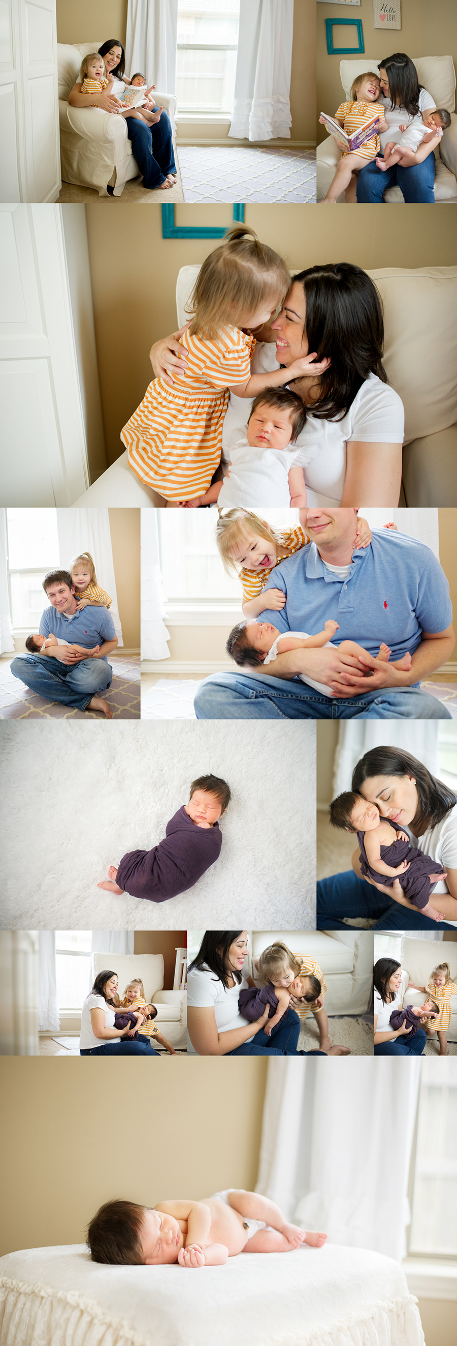 Newborn Family Photographer Woodlands Texas