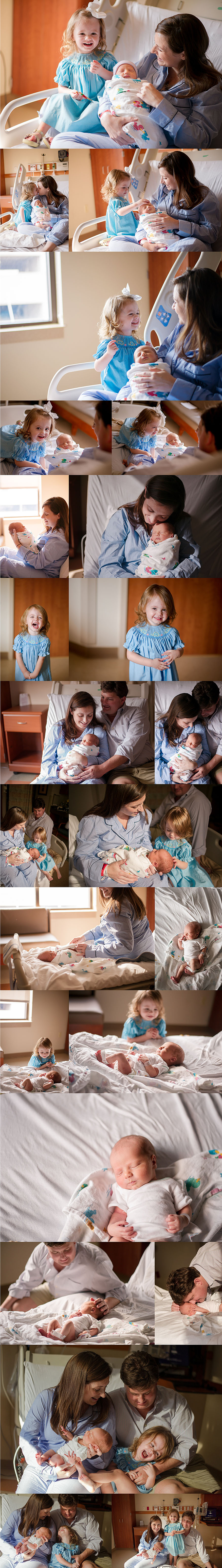 Family Newborn Hospital Photos