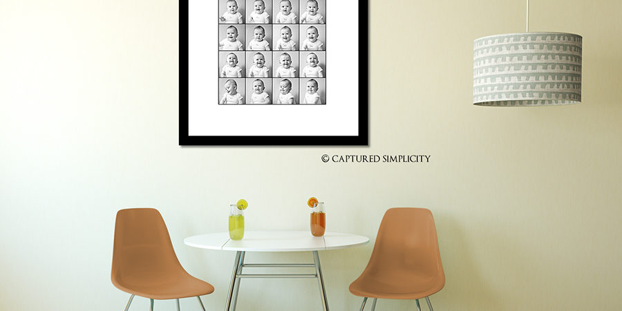 display a wall collage in your kitchen