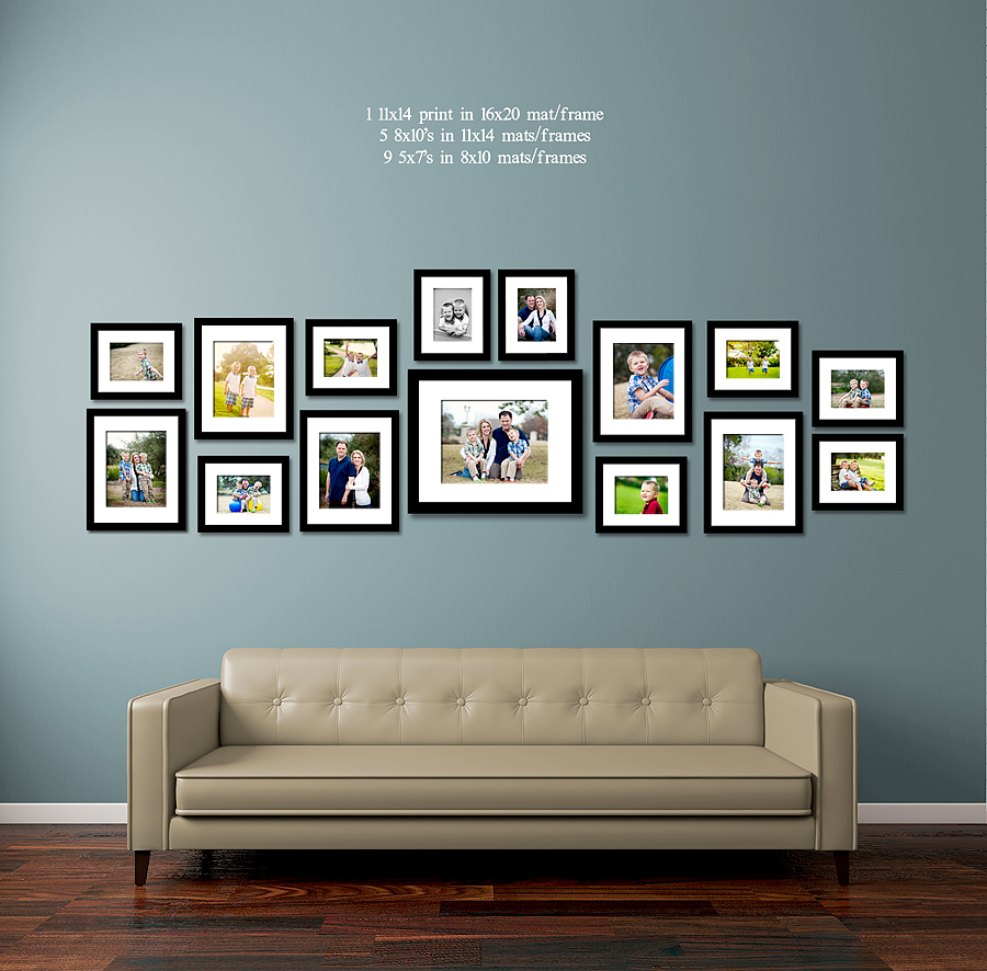 Family Photo Wall Display Ideas