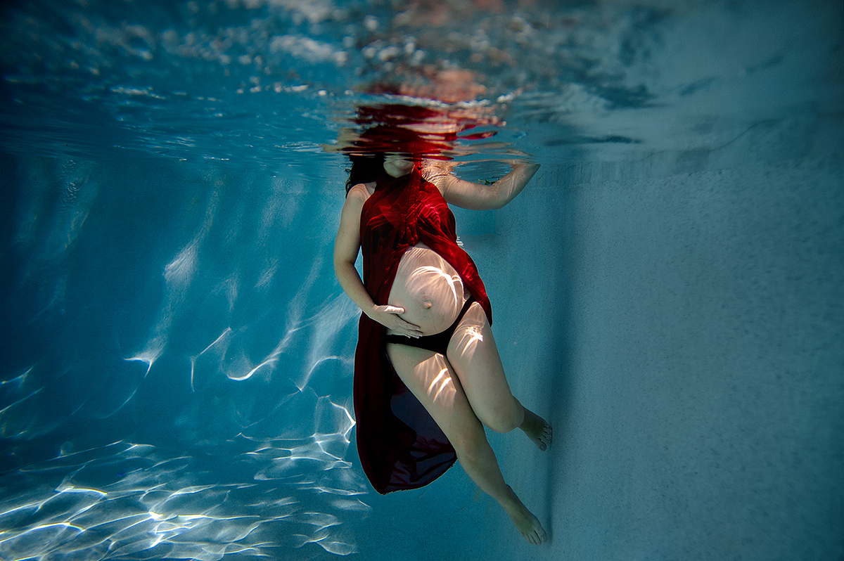 underwater family photographer houston