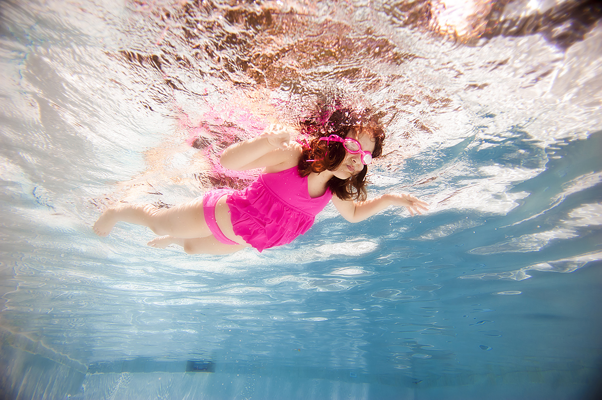photographs of your child swimming