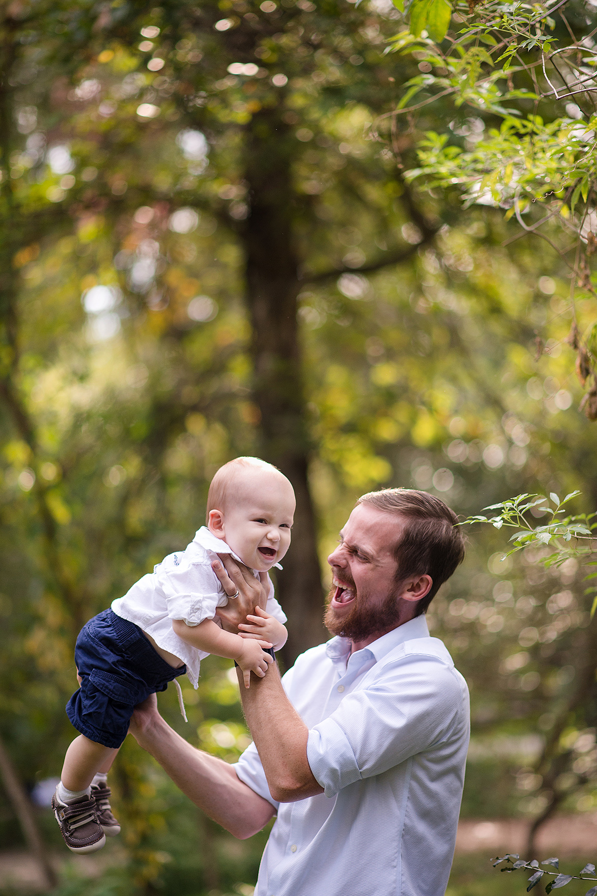 father son portraits houston